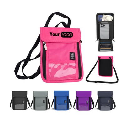 Travel Pouch Neck Wallet Passport Holder