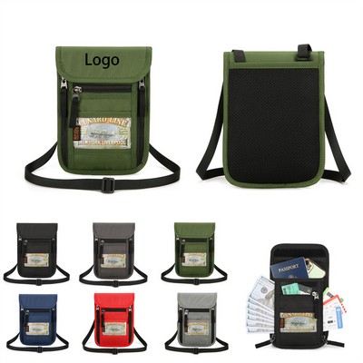 Crossbody Neck Strap ID Pouch