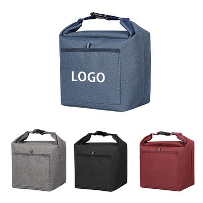 Bellevue Heathered Polyester Insulated Lunch Tote Bag